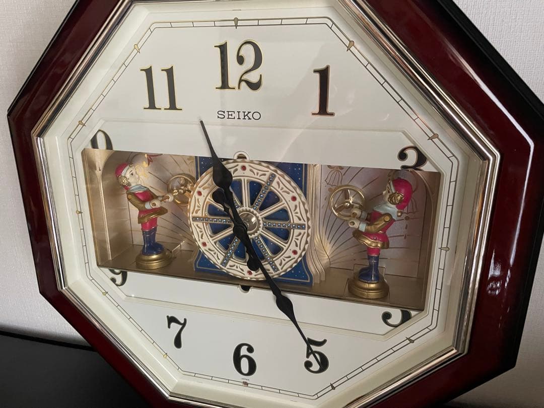 SEIKO セイコー からくり時計 PUPPET パペット 動作品 RE522B