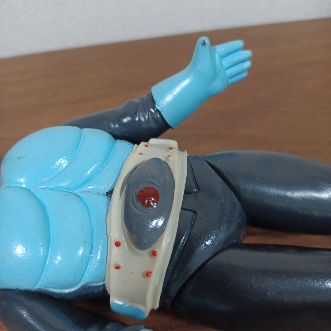 無版権　パチもの「仮面ライダー」風の面取れ希少ソフビフィギュア
