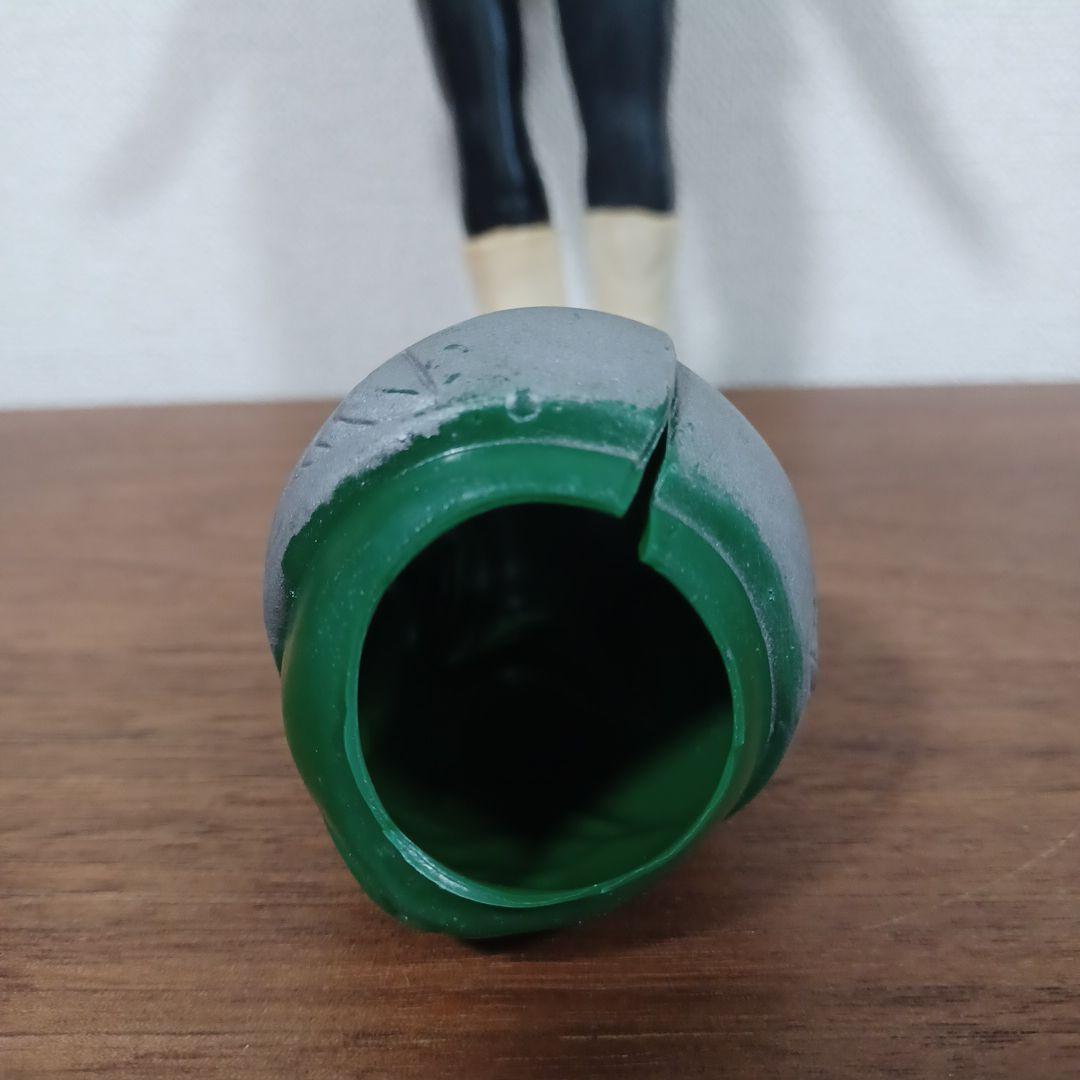 無版権　パチもの「仮面ライダー」風の面取れ希少ソフビフィギュア