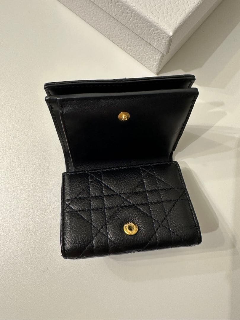 Dior★ミニウォレット　ブラック　三つ折り