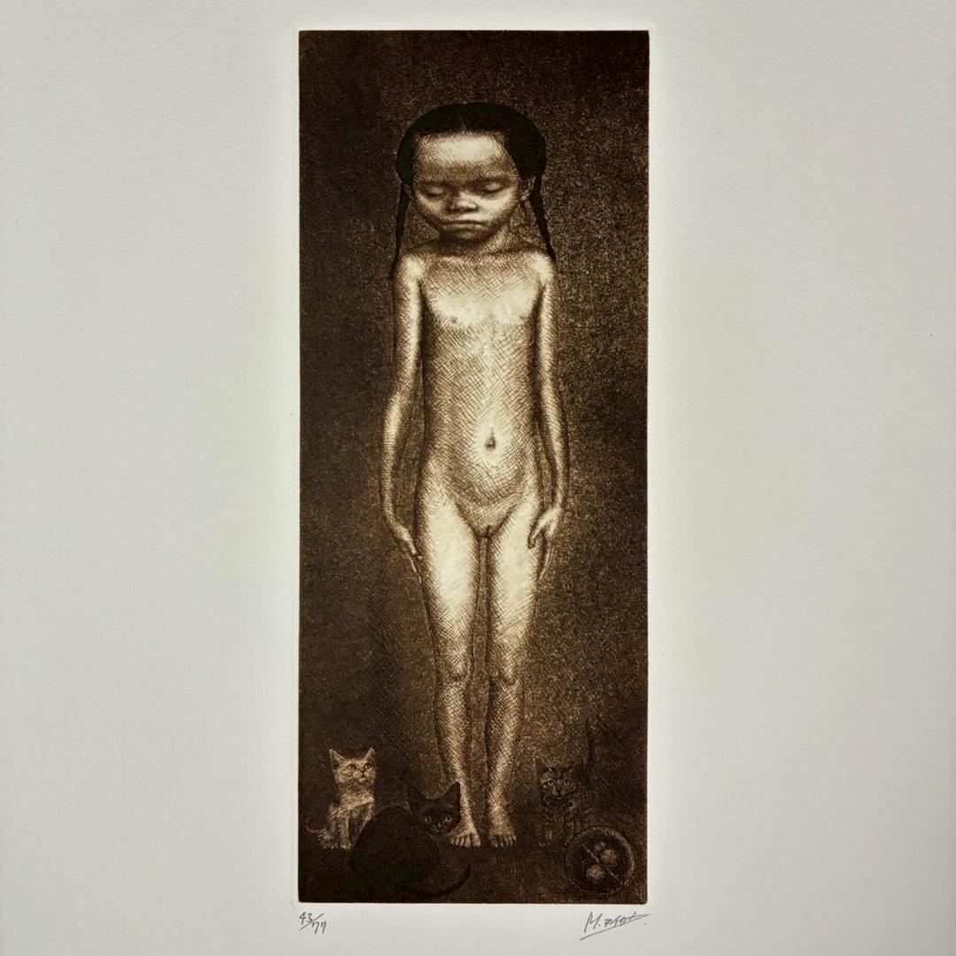 美品 相笠昌義 銅版画集「女・時の過ぎゆくままに」全8枚揃 完品 直筆サイン入り