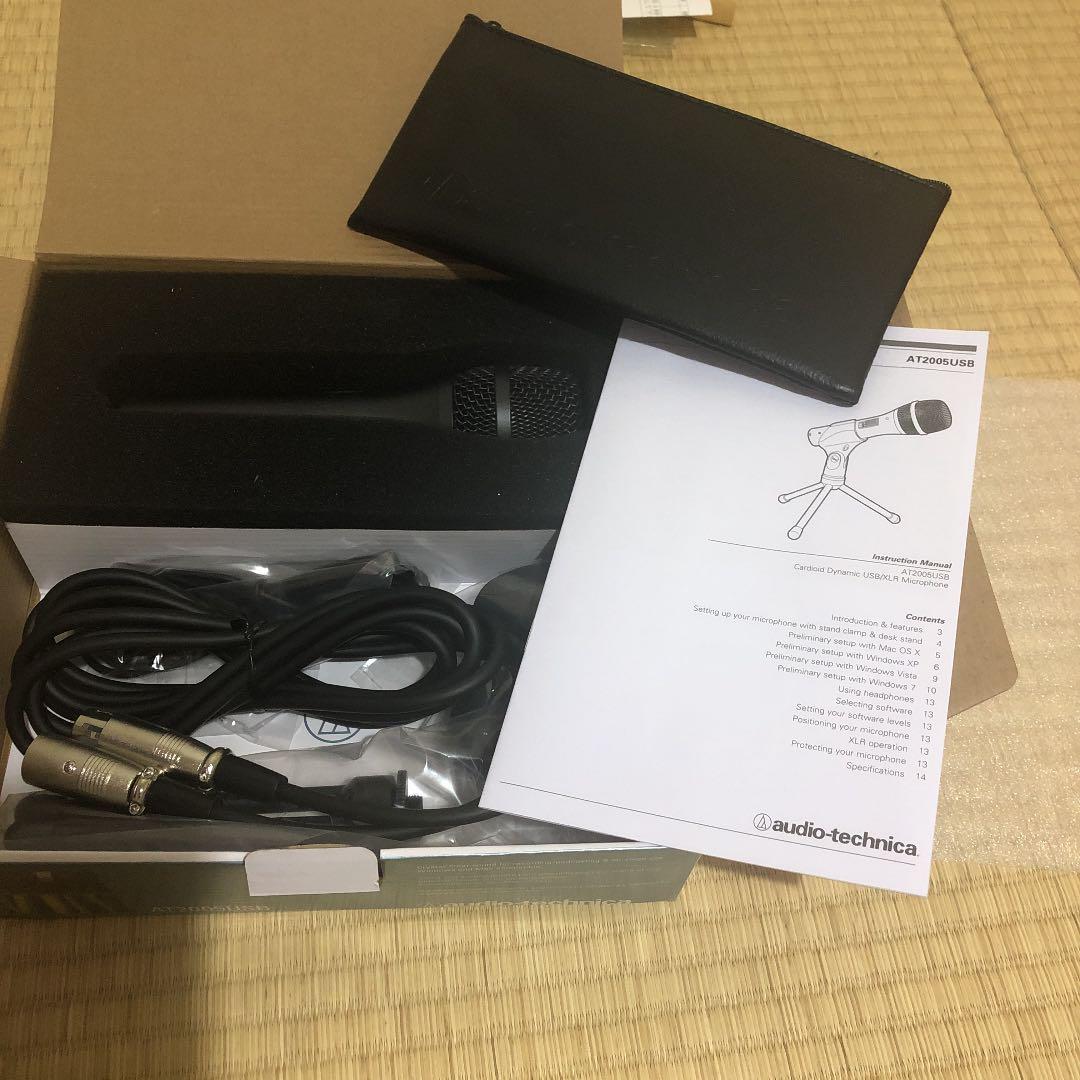 ！値下げ！【新品・未使用】AT2005USB ダイナミックマイク USB接続可能