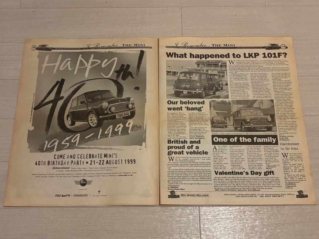 ミニ40周年記念誌