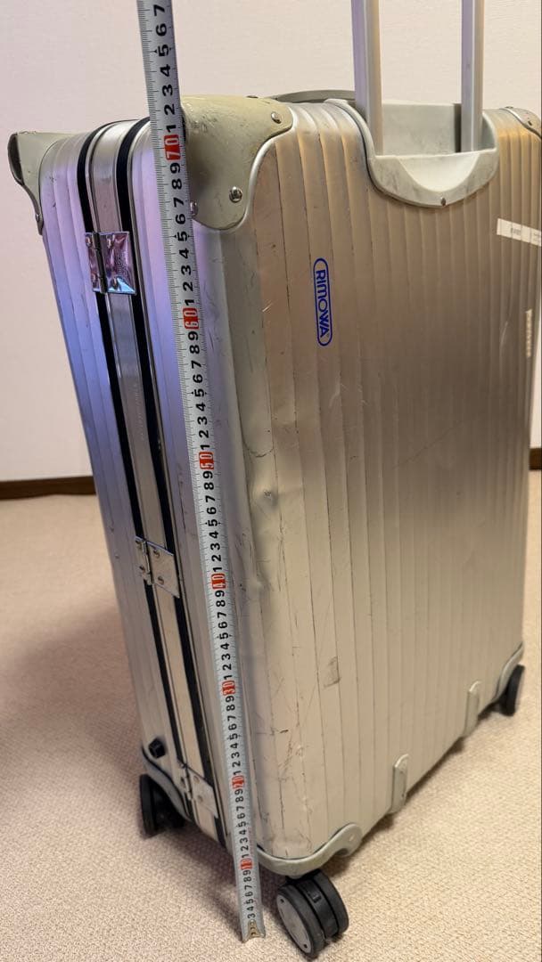 RIMOWAリモワ シルバーインテグラル スーツケース 約72cm x約44cm