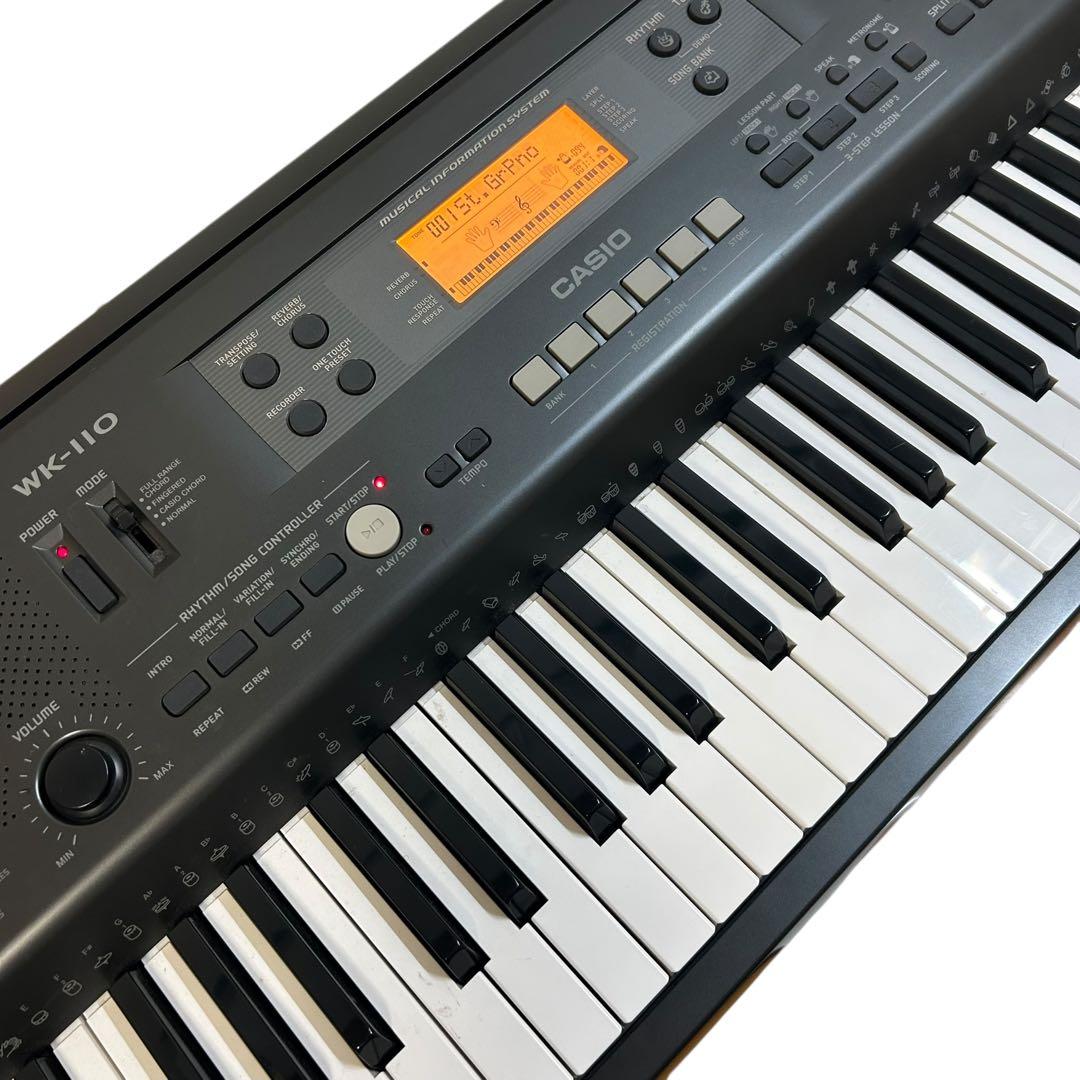CASIO WK-110 77鍵 電子ピアノ キーボード
