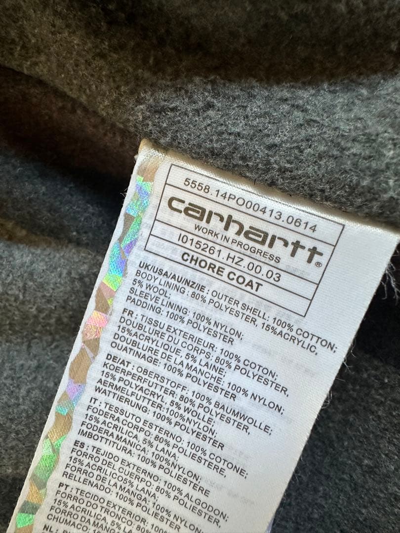 Carhartt ミシガン　チョアコート　Sサイズ