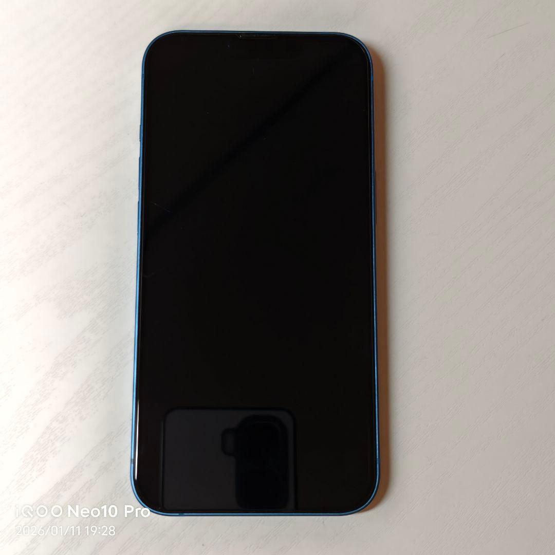 超美品 iPhone 13 128GB ブルー 本体 SIMフリー