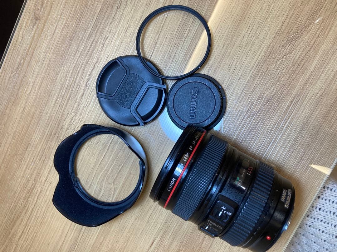 Canon EF 24-105mm f/4L IS USM レンズフィルター4枚