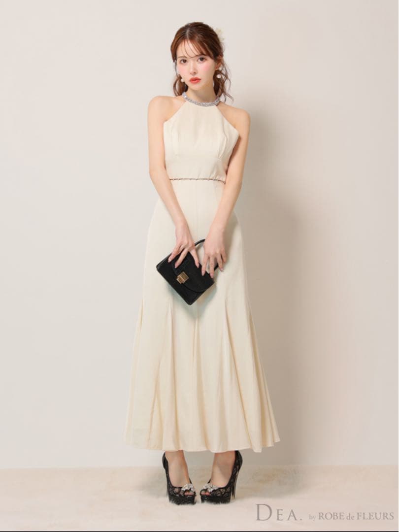 DEA アイボリー ロングドレス Sサイズ シュガー