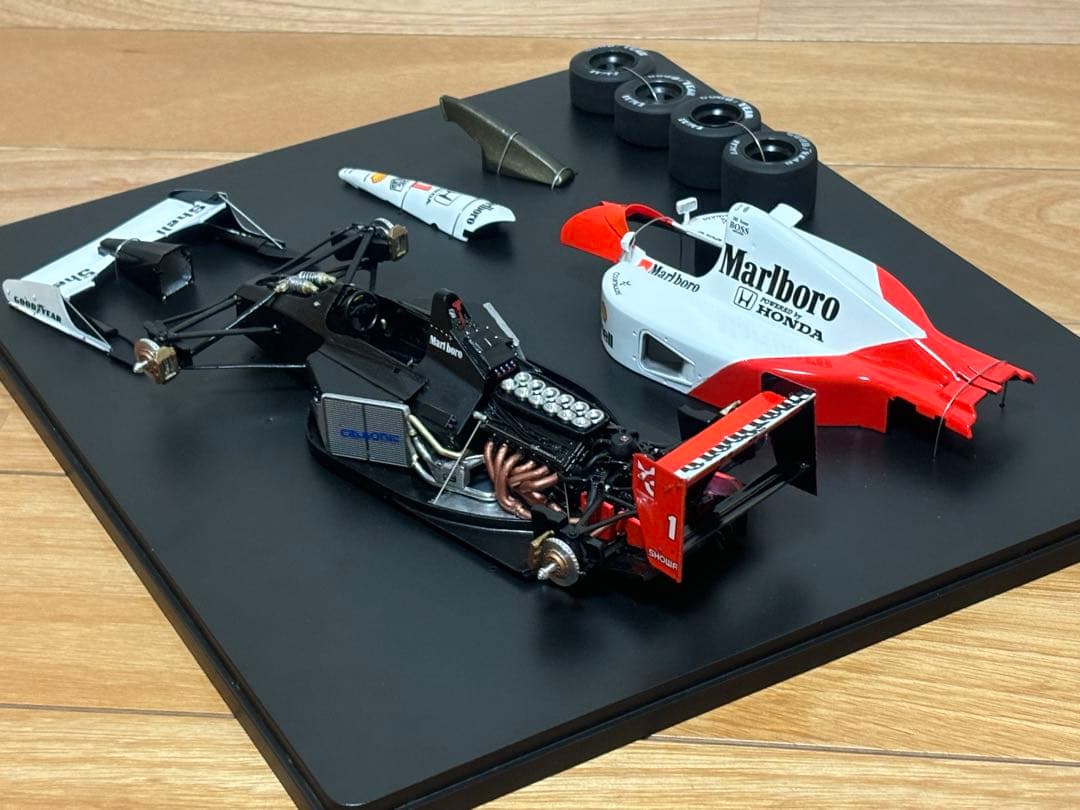モデルファクトリーヒロ 1/20 マクラーレンホンダMP4/6 日本GP 完成品