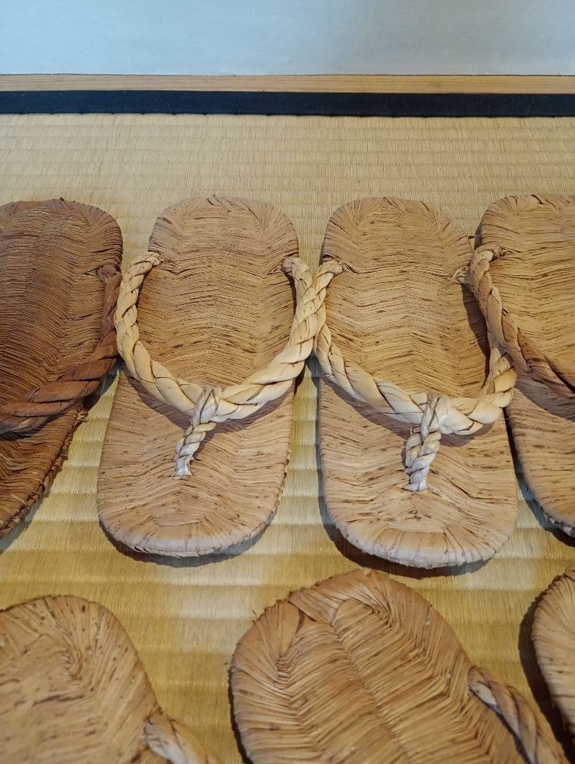 【茶道具】露地　草履5客セット　数寄屋草履　茶事道具　その他980