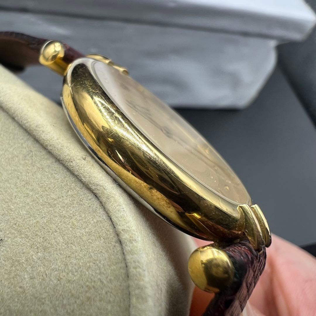 【稼働品】Christian Dior 腕時計 ゴールド文字盤