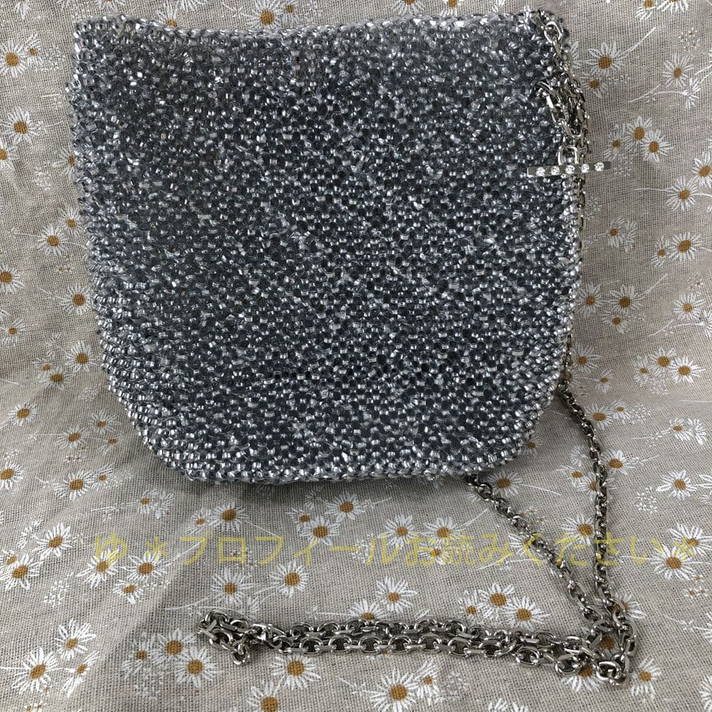 アンテプリマ バケットバッグ ショルダーバッグ シルバー