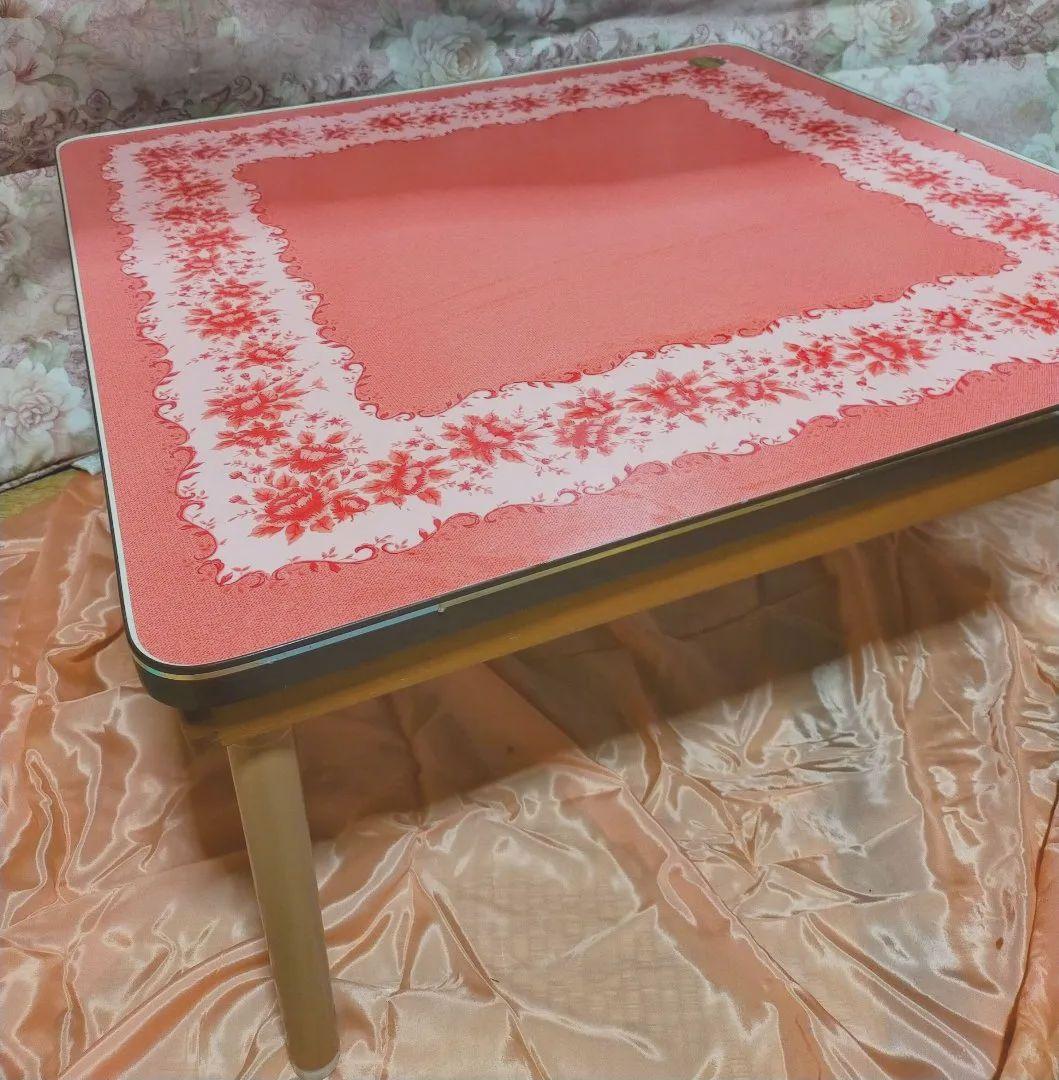 昭和レトロ　コイズミこたつ　花柄天板 レトロポップ 年代物 ヴィンテージ