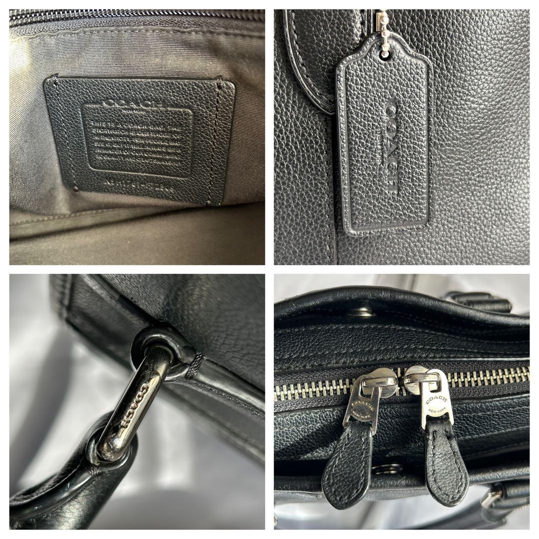 【美品】COACH コーチ ボンドビジネスバッグ 2way 黒 F72309