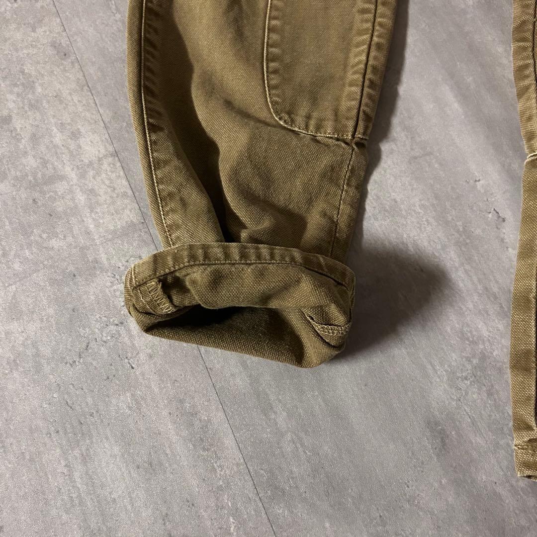 m6912【00s】KAPITAL サルエル風 ワークパンツ　ダック生地 日本製