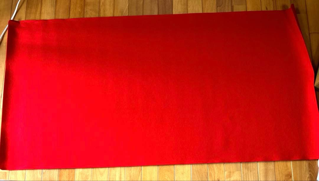 美品　茶道具　もうせん　朱色　毛氈　裏千家表千家　茶会　野点　棗　茶杓　抹茶