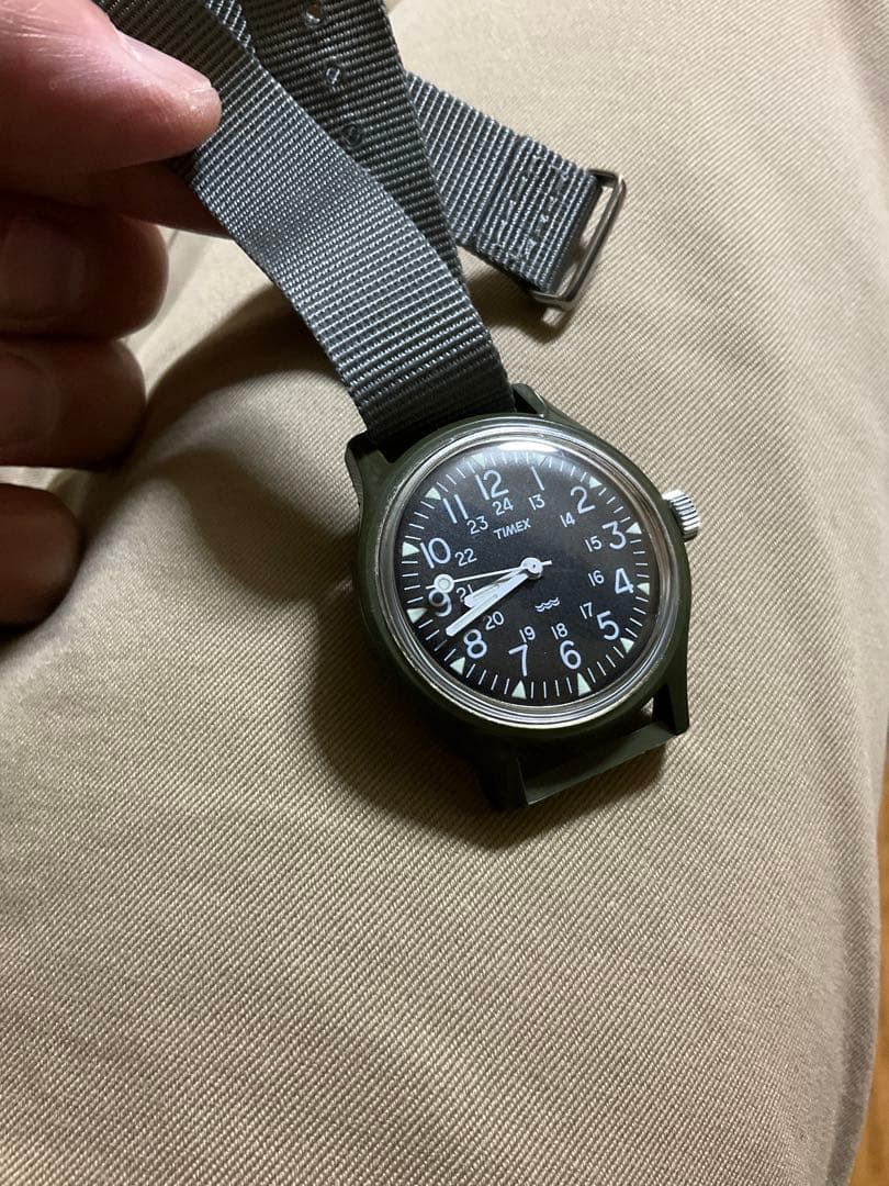 TIMEX キャンパー　レアな手巻き　military