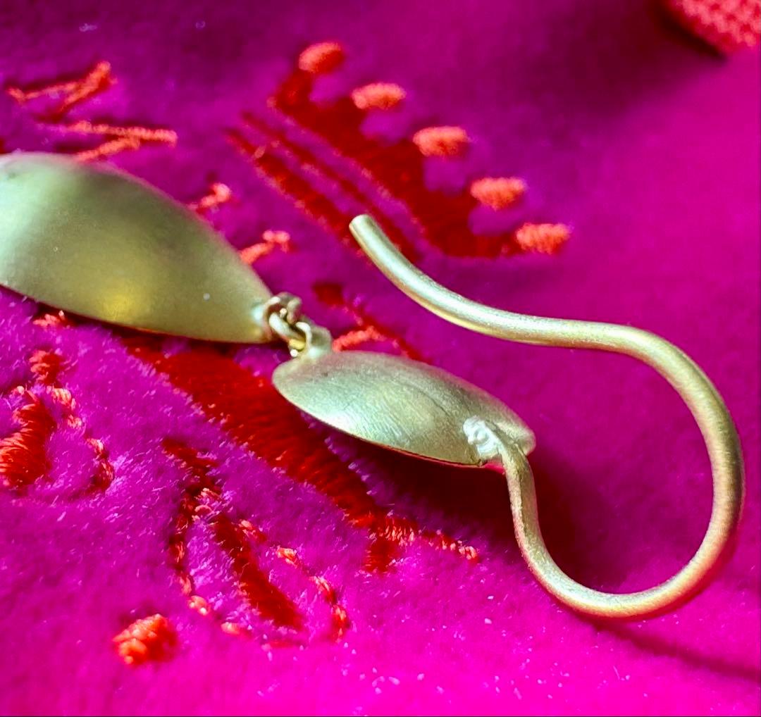 マリーエレーヌドゥタイヤック◆K22*スモールミラードロップピアス*