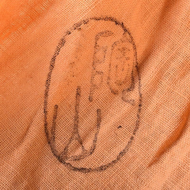 茶道具　京焼　伊東陶山造　色絵　藤模様　茶碗　共布共箱　V　R8118