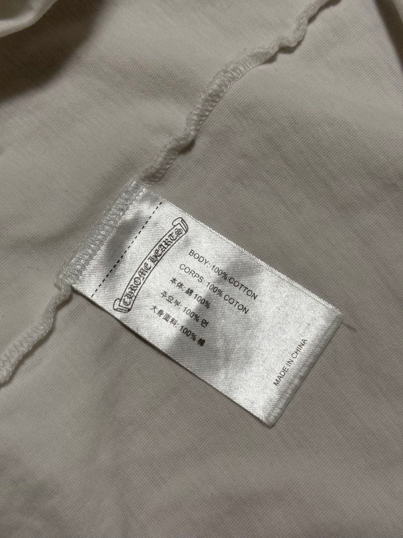 クロムハーツ ブルー セメタリークロス ポケットtシャツ XL