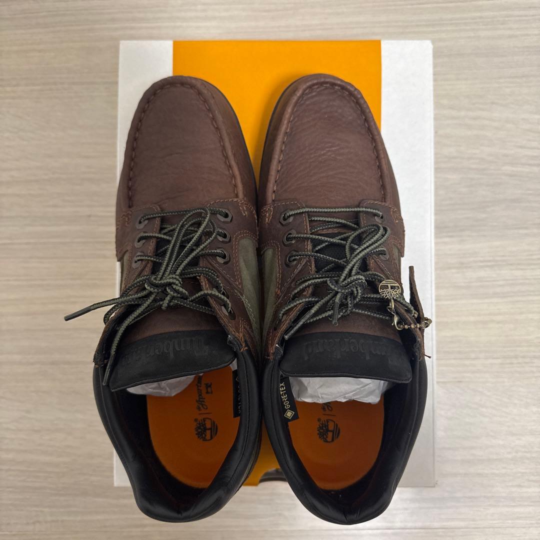 靴 the apartment timberland moc toe