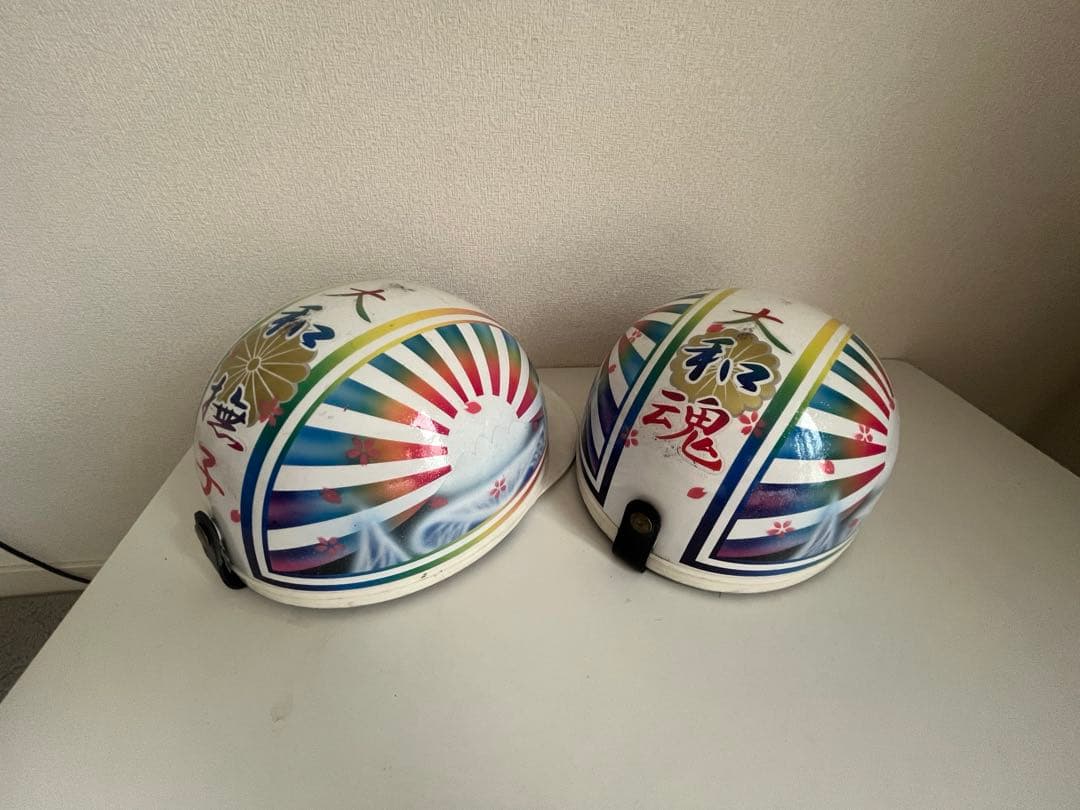 コルク　半帽ヘルメット 2個セット