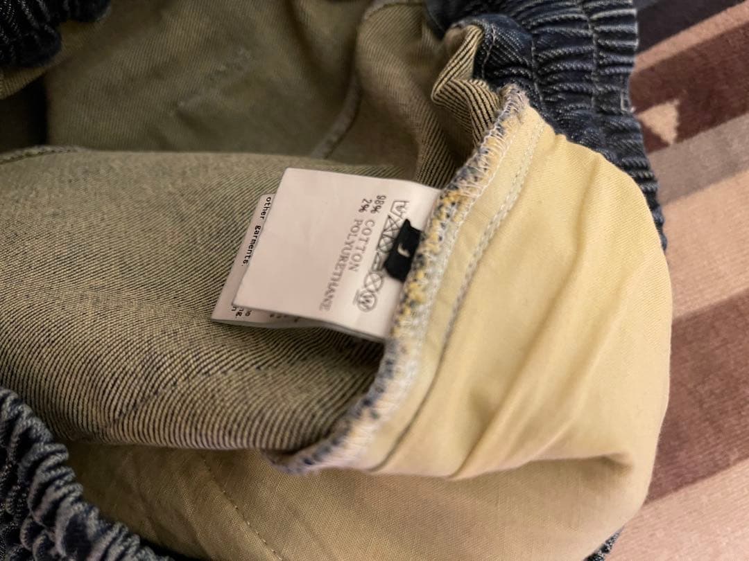 a.f artefact サルエル　デニム　パンツ　メンズ