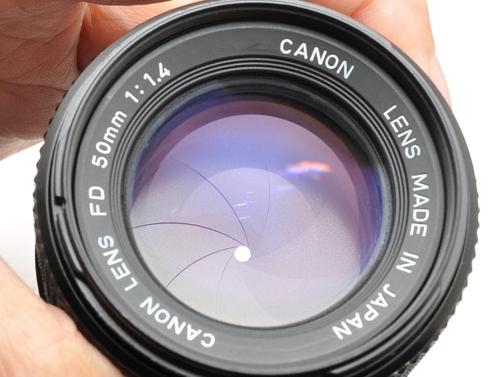 キヤノン AE-1 PROGRAM ブラック NFD 50mm f1.4 完動品