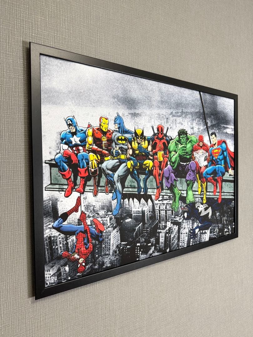 No.172フレーム付きキャンバスアート　アベンジャーズ　スパイダーマン