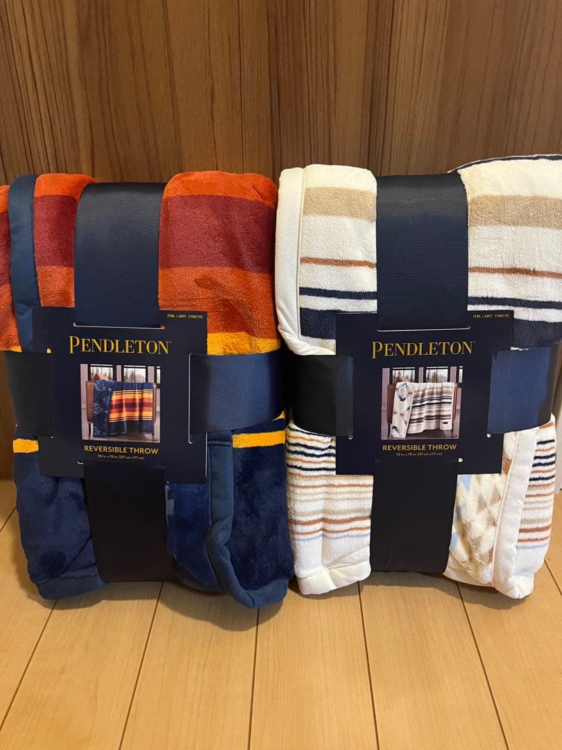 PENDLETON ペンドルトンリバーシブルブランケット2枚コストコブランケット