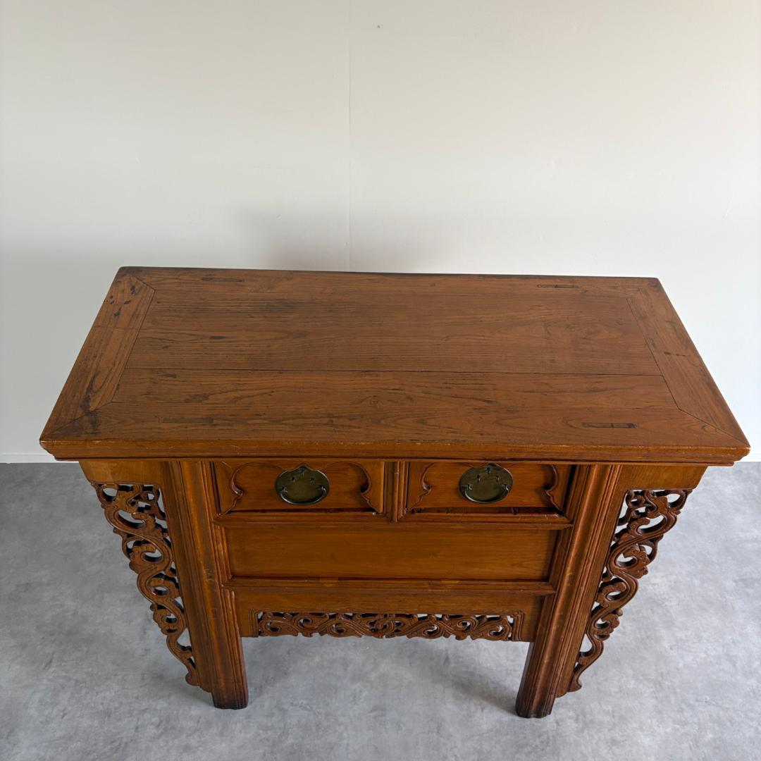 アジアンアンティーク　飾り棚