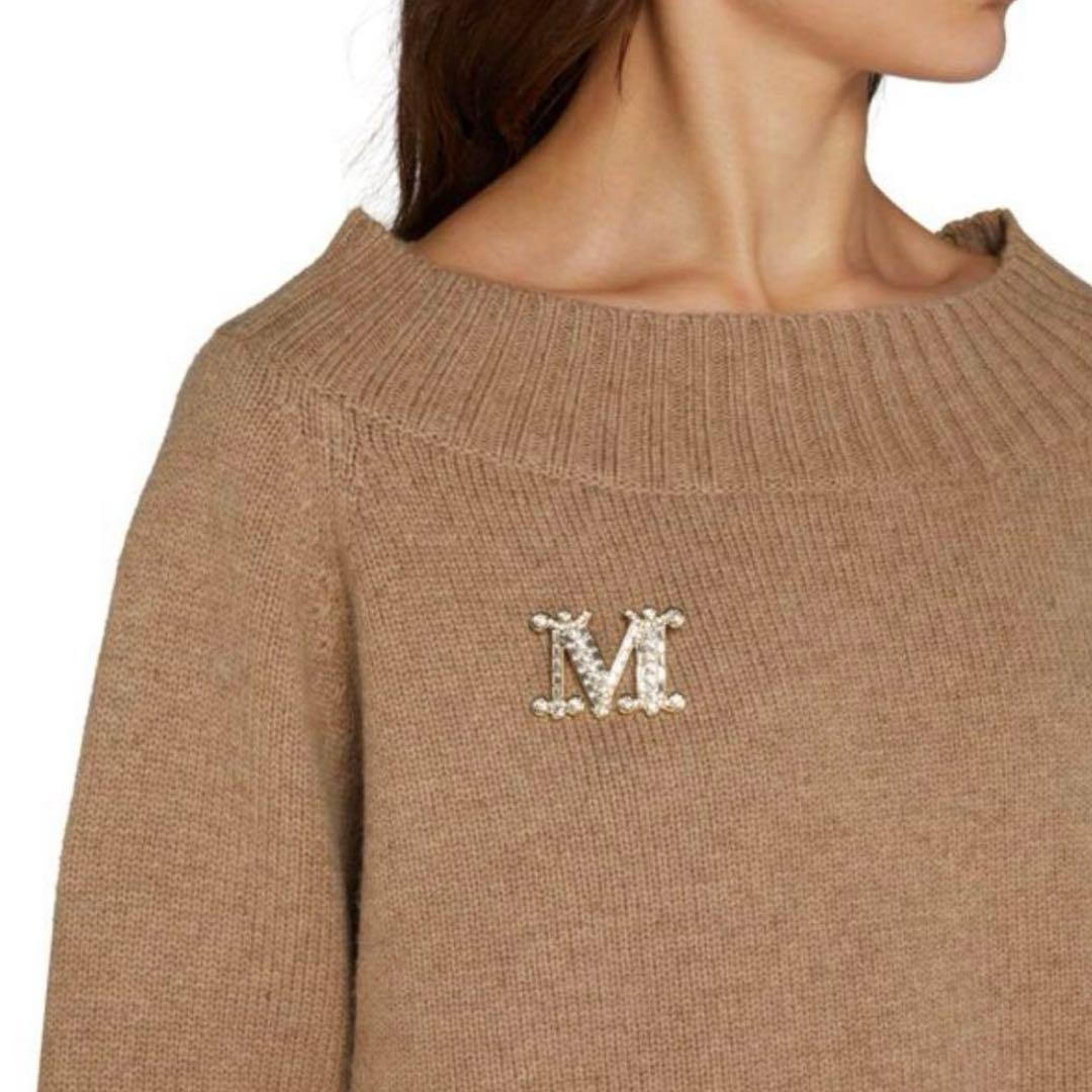 新品　マックスマーラ　クリスタルブローチ