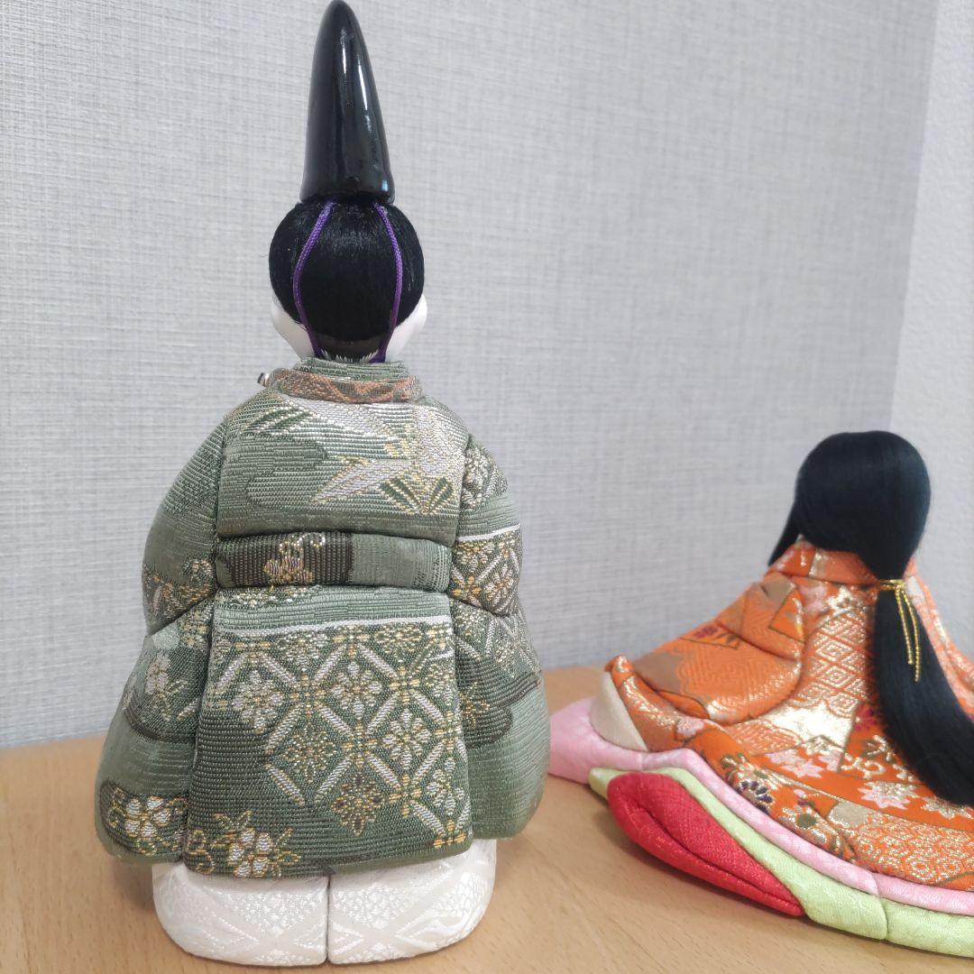 雛人形ペア　木目込人形