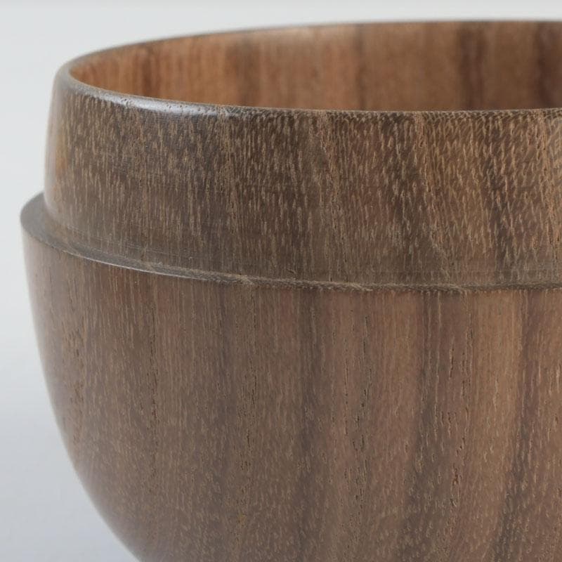 かめ　茶道具　西脇佳三作　轆轤細工　槐　平棗　共箱　V　9533