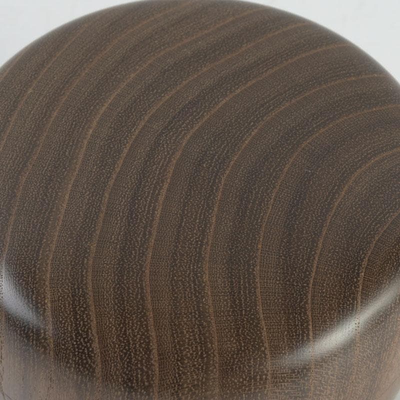 かめ　茶道具　西脇佳三作　轆轤細工　槐　平棗　共箱　V　9533