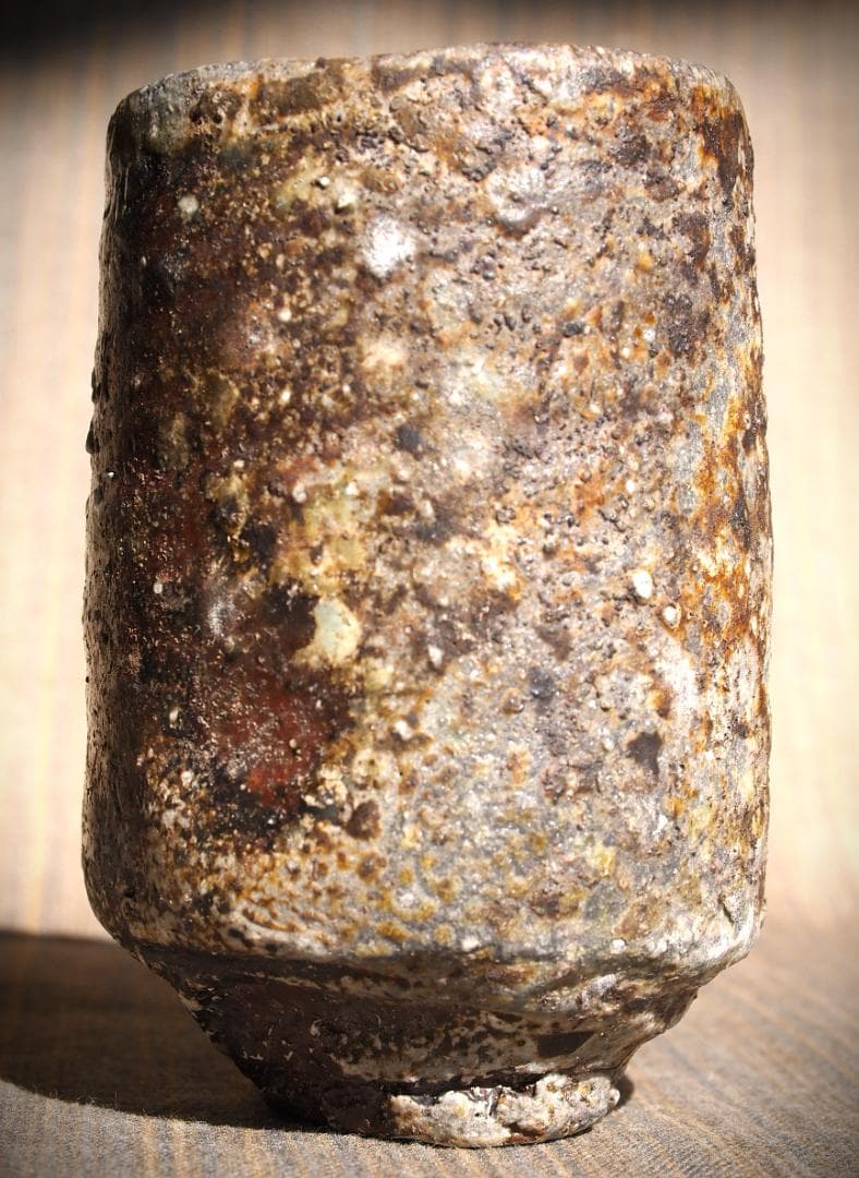 人気作家★大西雅文★赤丹波筒湯のみ