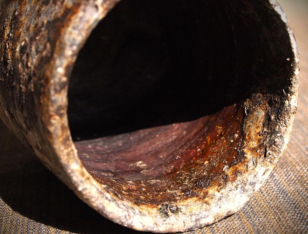 人気作家★大西雅文★赤丹波筒湯のみ