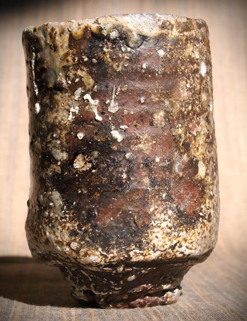 人気作家★大西雅文★赤丹波筒湯のみ