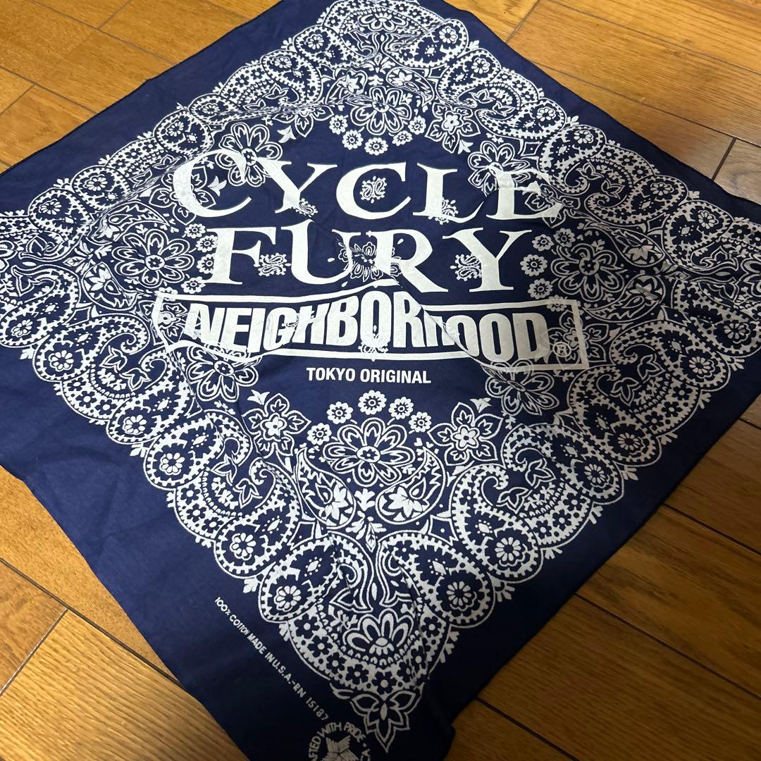 希少横浜限定NEIGHBORHOOD CYCLE FURY バンダナ