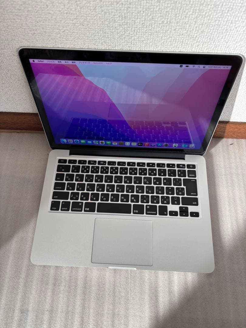 MacBook Pro 13インチ　A1502 SSD