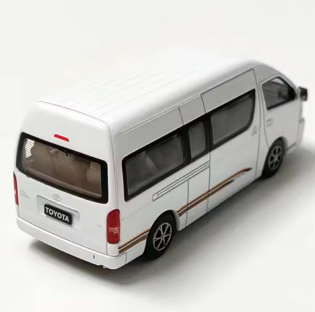 MASSDI 1/64 トヨタ ハイエース 2台セット H200 白 ホワイト
