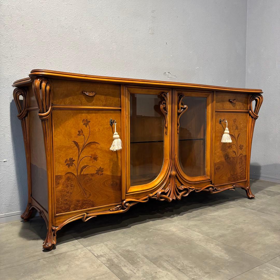 CL italiaリビングボード マホガニー材 最高級