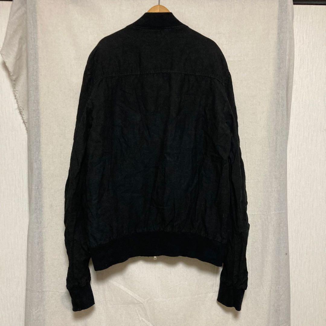 ロストアンドファウンド リネンボンバージャケット
