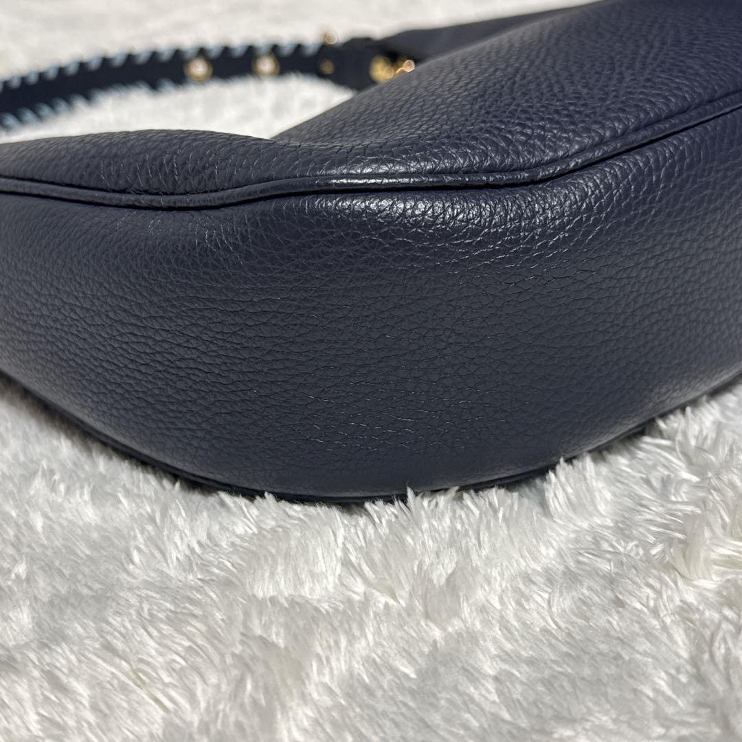 【希少✨️】COACH コーチ ワンショルダーバッグ ベイリー ホーボー ネイビー