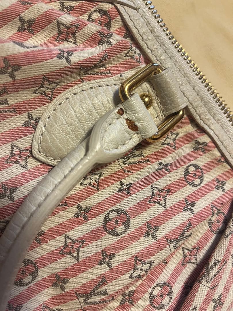 ルイヴィトン バッグ モノグラム ミニラン クロワゼット マリナPM ルージュ