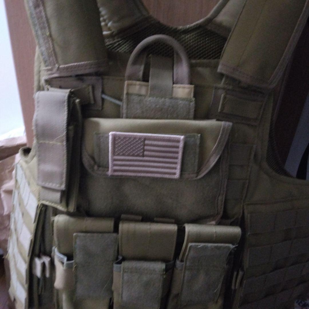 オリーブドラブ タクティカルベスト