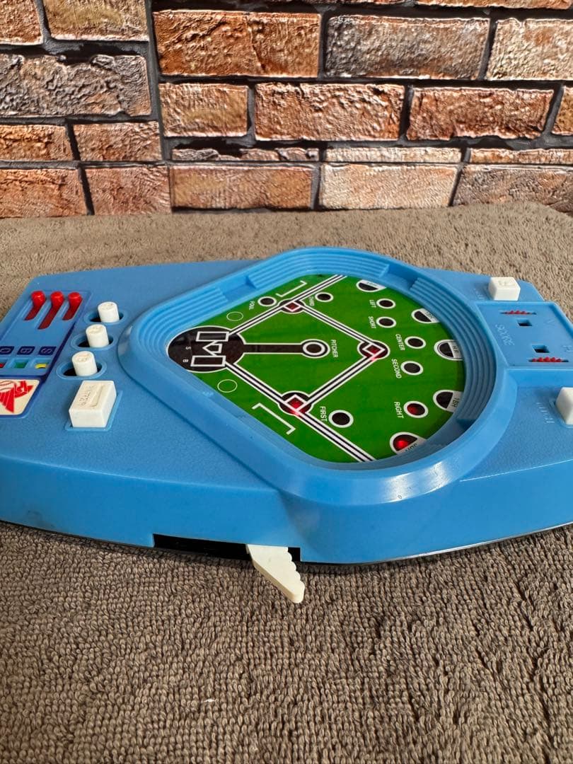 エポック社 野球盤 ベストナイン 整備済 完動品 電池蓋特注 昭和レトロ