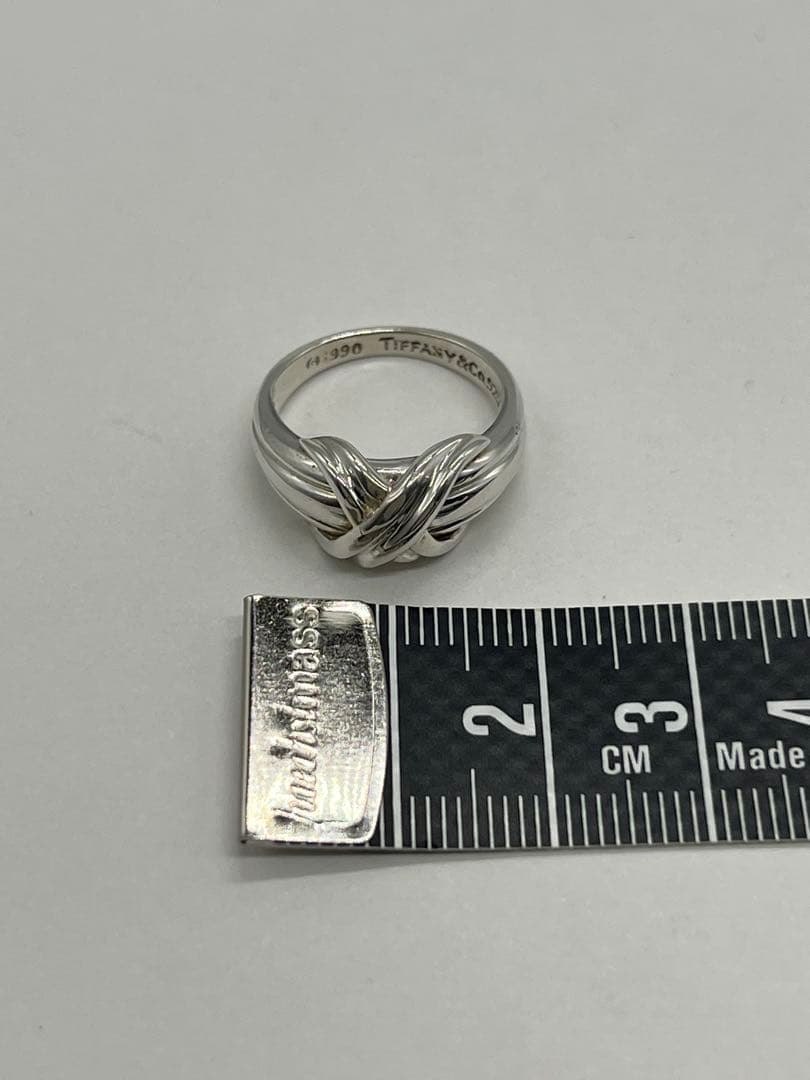 ティファニー TIFFANY シグネチャークロス リング 10号 SV925
