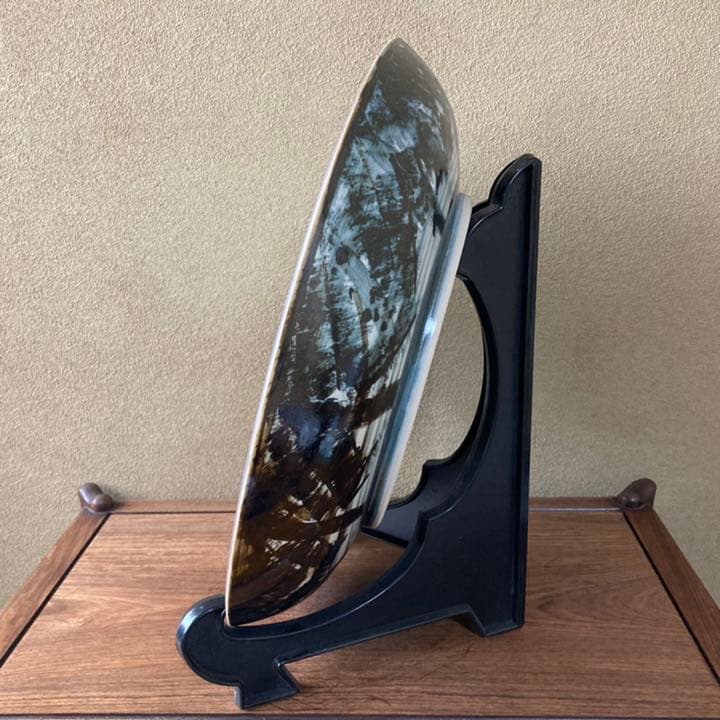 【新品未使用】九谷焼　13号飾皿・七賢人　古青窯